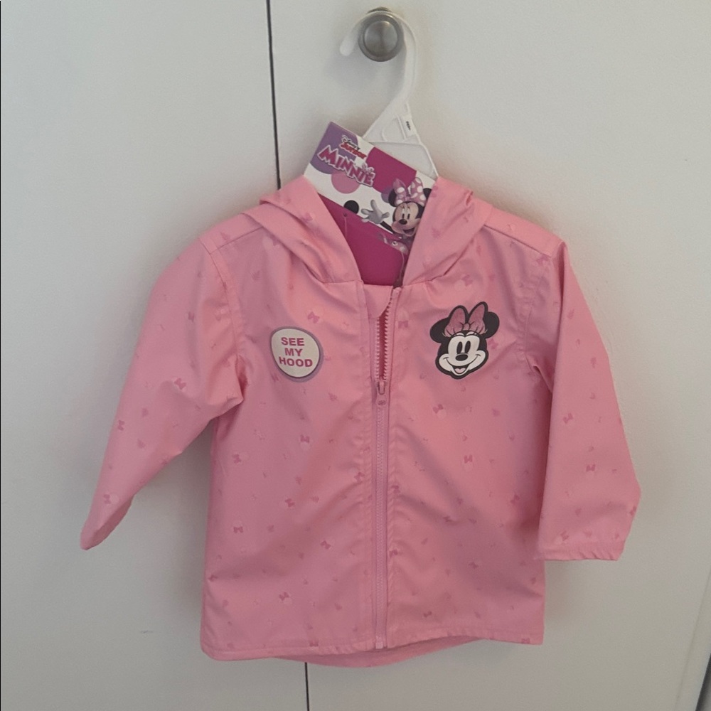 Disney Pink Minnie Mouse Hooded Jacket
